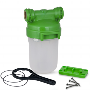 Корпус магистрального фильтра 5" для холодной воды (с латунной резьбой) L3/4